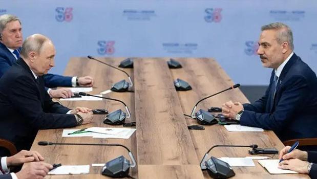 Dışişleri Bakanı Hakan Fidan, Rusya Devlet Başkanı Putin ile görüştü)