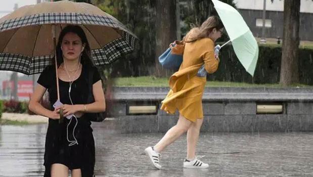 Kuvvetli sağanak, dolu ve fırtına geliyor! Meteoroloji'den 19 il için sarı kodlu alarm)