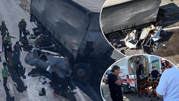 Bursa'da freni boşalan kamyon dehşeti! 4 aracı biçti: 2'si ağır 5 yaralı)