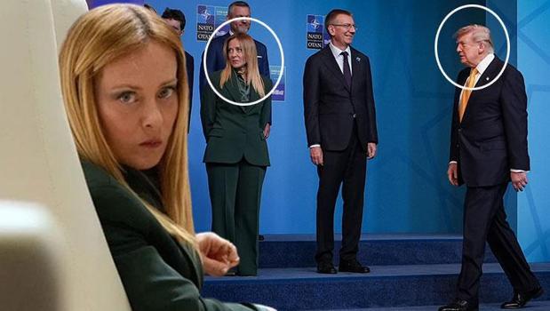 NATO aile fotoğrafında soğuk rüzgar! Meloni ile Trump arasındaki kriz kameralara yansıdı)
