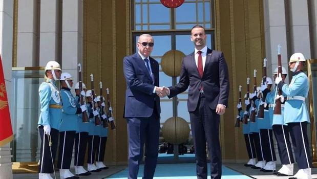 Cumhurbaşkanı Erdoğan, Karadağ Başbakanı Spajic’i kabul etti)