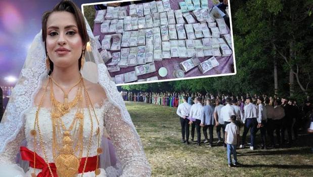 Düğününde altın ve para yağmuru! İki gün iki gece sürdü: 6 milyon TL takı)