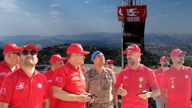 15 Temmuz gazileri Gabar’a çıktı! Enerji bağımsızlığı için çalışanlarla buluştular)