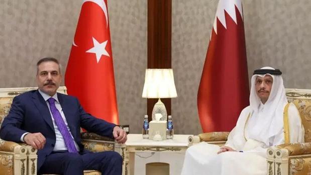 Dışişleri Bakanı Hakan Fidan, Katar Başbakanı ve Dışişleri Bakanı Al Sani ile görüştü)