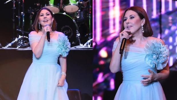 Şarkıcı Nilüfer sahnede büyük şaşkınlık yaşadı)