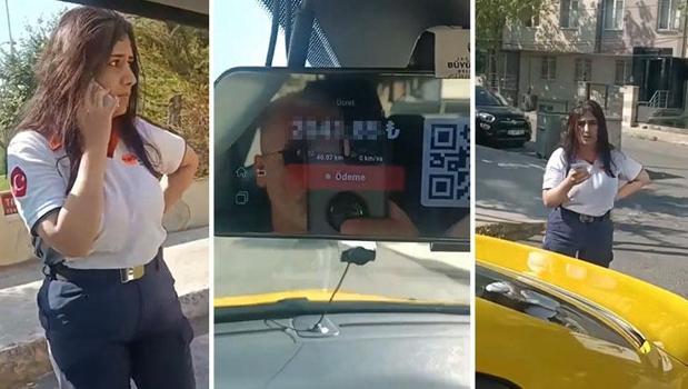 Uygulamadaki fiyat taksimetreyi tutmadı! Ortalığı karıştıran yolculuk)