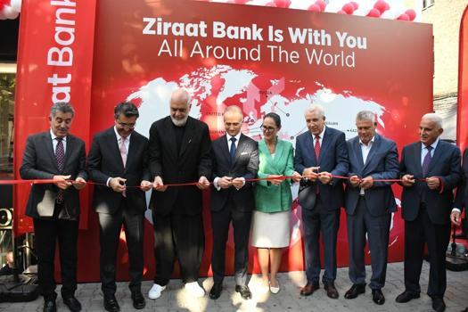 Ziraat Bankası’nın Tiran şubesi törenle açıldı)