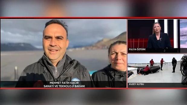 Kuzey Kutbu'ndan özel yayın! Bakan Kacır'dan CNN Türk'e önemli açıklamalar: 'İklim değişikliği gündemimizde')