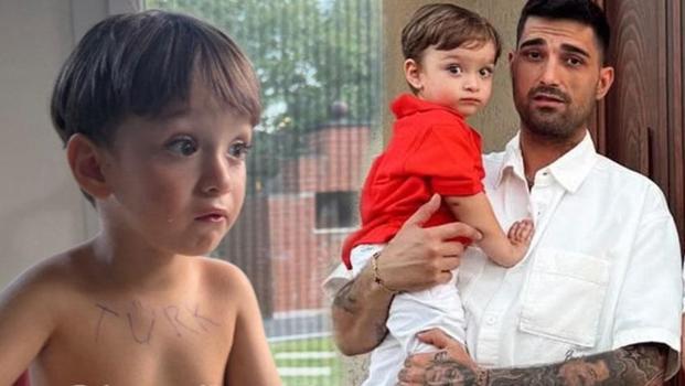 İdo Tatlıses'in oğlundan güldüren hareket! Babasına özendi, aynısını yaptırdı)