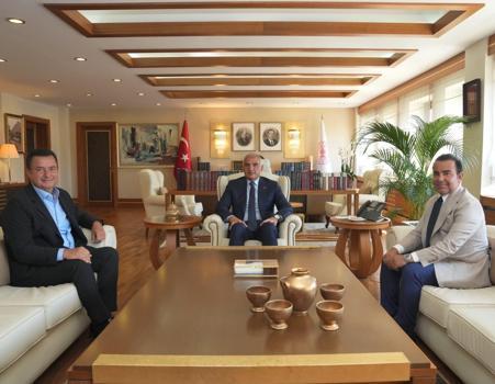 Bakan Mehmet Nuri Ersoy ile Acun Ilıcalı bir araya geldi)