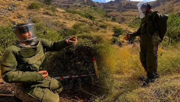 Hakkari'de 46 bin 490 mayın tespit edildi)
