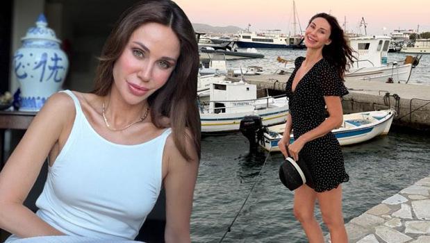 Fiziğiyle yıllara meydan okuyor! Demet Şener akşam yemeğini paylaştı)
