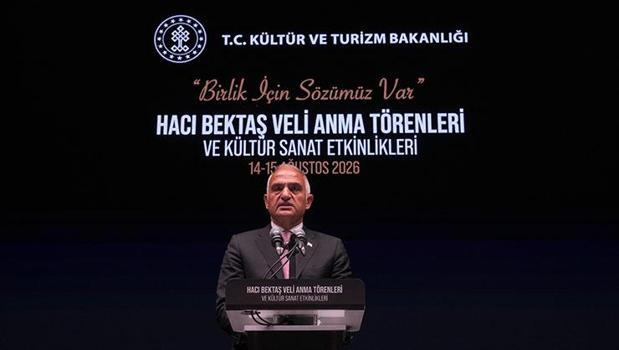 Hacı Bektaş-ı Veli’nin ocağından birlik mesajı! Bakan Ersoy: 'İnsanlığa gereken reçete açık: bir olalım, iri olalım, diri olalım')
