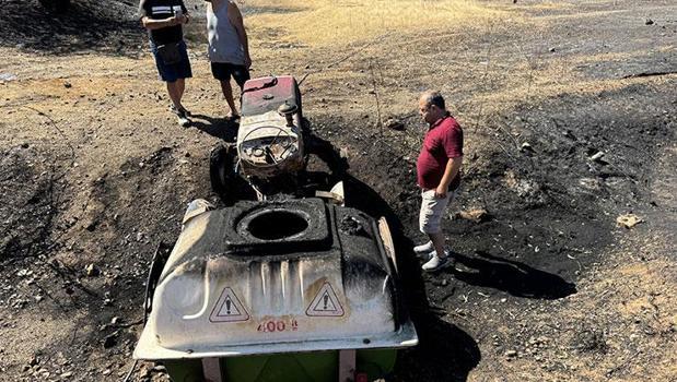 Muğla’da başlayan orman yangını Antalya’ya sıçradı! Alevlerin arasından böyle kurtuldu)