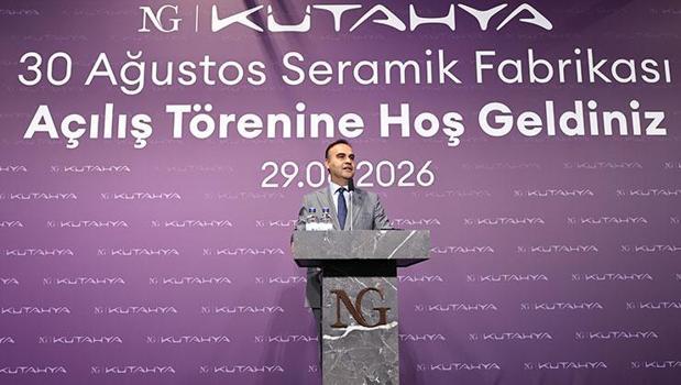 Kütahya sanayisinde 'Zafer' sevinci! NG Kütahya 30 Ağustos Seramik Fabrikası açıldı)