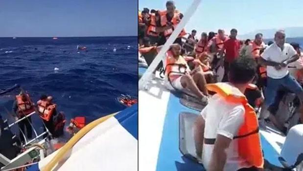 KKTC açıklarında yolcu gemisi battı! '8 kişi hayatını kaybetti, 18kişiye ulaşamadık')
