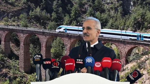 Bakan Uraloğlu duyurdu! Milli elektrikli hızlı tren saatte 250 kilometreye ulaştı)