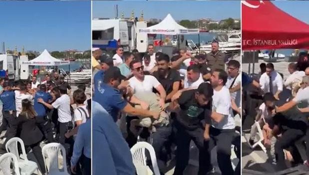 Silivri açıklarında gemi battı... Basın mensupları limanda saldırıya uğradı)