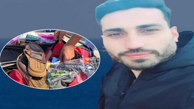 Batan gemide kaybolan babanın çantasından çocuklarına aldığı oyuncaklar çıktı)