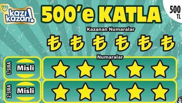 500'e KATLA ile 40 milyon TL kazanma şansı)