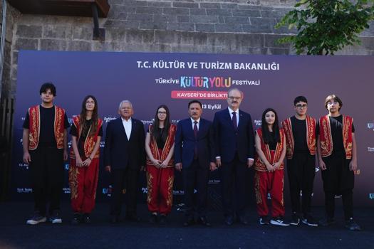Kayseri'de Türkiye Kültür Yolu heyecanı başladı)