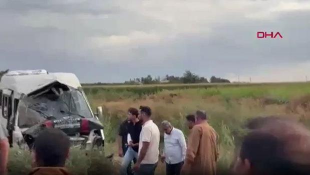 Şanlıurfa’da tarım işçilerini taşıyan minibüs kanala devrildi; 19 yaralı)