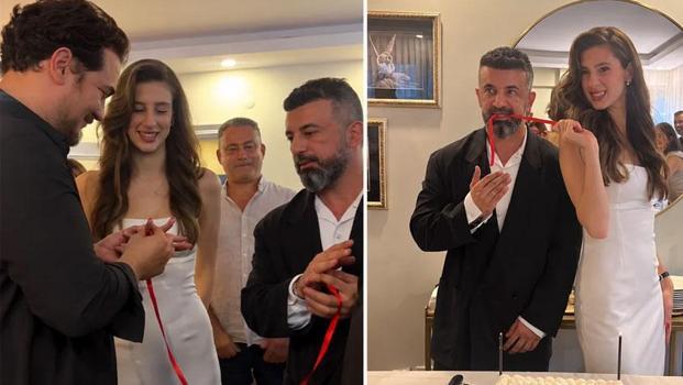 Itır Esen menajeri ile nişanlandı, yüzükleri Çağatay Ulusoy taktı)