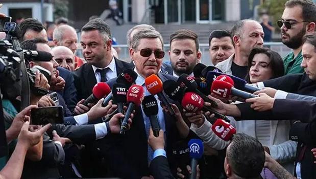 Melih Gökçek'in oğlu Ahmet Gökçek ve gelini Hülya Gökçek ifade için adliyede)
