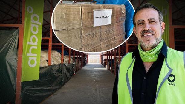 Ahbap deposunda skandal görüntü! Yardım malzemeleri çürümeye bırakıldı)