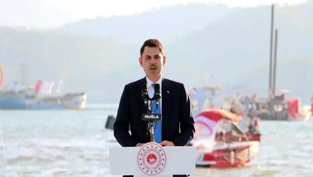 Bakan Kurum Fethiye'de konuştu! 'Denizlerimizin, kirletilmesine tahammülümüz yoktur')