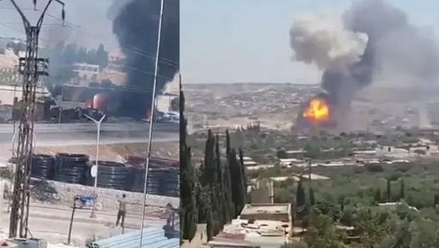 Suriye'de şiddetli patlama! 14 ölü, 11 yaralı)