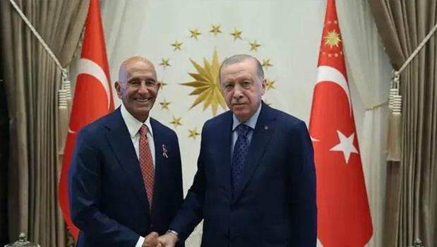 Cumhurbaşkanı Erdoğan ABD Ankara Büyükelçisi Barrack'ı kabul etti)