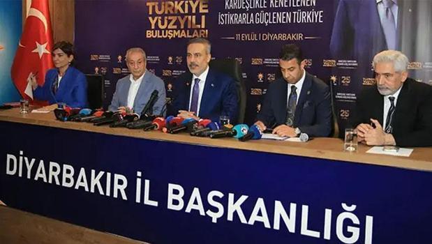 Dışişleri Bakanı Hakan Fidan'dan Diyarbakır'da 'barış, huzur ve kalkınma' mesajı)