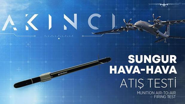AKINCI hava hedefini SUNGUR ile vurdu)