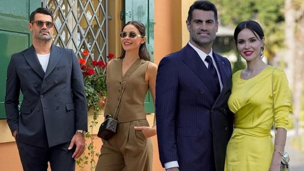 Evliliklerinin 16. yılı! Volkan Demirel ve eşinden romantik poz)