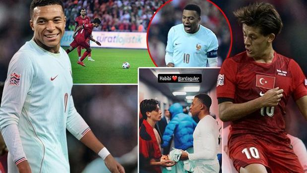 Frikikte aklını çelmeye çalıştı, maç sonu 'habibi' diyerek sarıldı! Arda Güler ve Mbappe’nin olaylı gecesi)