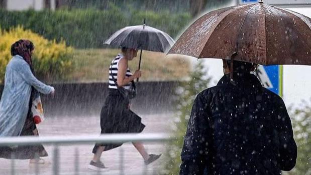 Yağmur alarmı! Meteoroloji 19 kenti uyardı... İstanbul için de saat verildi)
