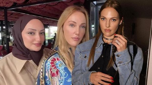 Hürrem videosu çekerken kadraja Meryem Uzerli girdi)