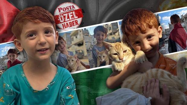 Kedisi Mandalina ve kır çiçekleriyle savaşa kafa tutan çocuk: Gazzeli minik Amro kim?)