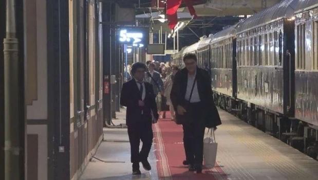 Paris’ten kalkan tarihi 'Orient Express' treni İstanbul'da)