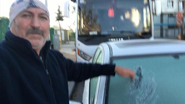 Kars'ta soğuk hava! Eksi 7 derecede araçların camları dondu)