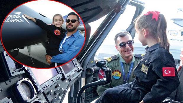 ​Bir çocuk geldi, uçağa dokundu! 6 yaşındaki Meryem'in F-16 hayali TEKNOFEST'te gerçek oldu)
