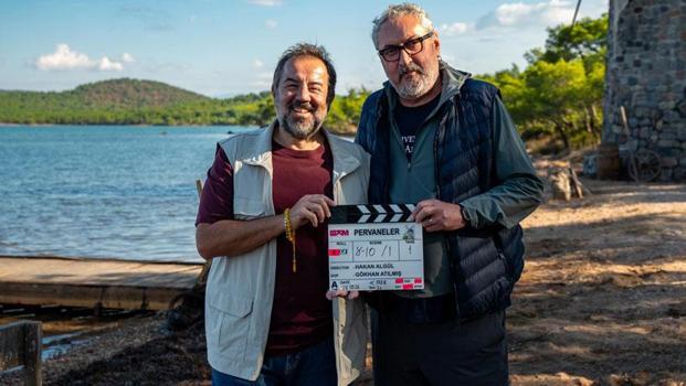 Ata Demirer'in yeni filmi 'Pervaneler' sete çıktı)