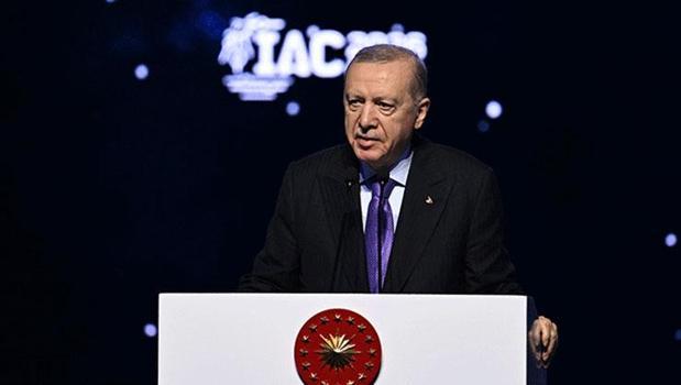 Cumhurbaşkanı Erdoğan: 3.5 ton ağırlığındaki ay uzay aracımız yüzde 80 yerlilik oranına sahip)