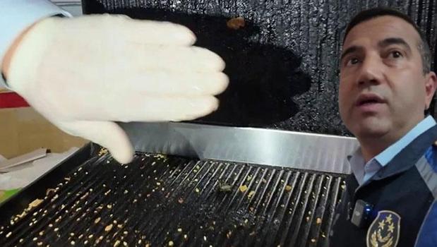 Okul kantininde mide bulandıran görüntüler! Zabıta ekipleri çılgına döndü)
