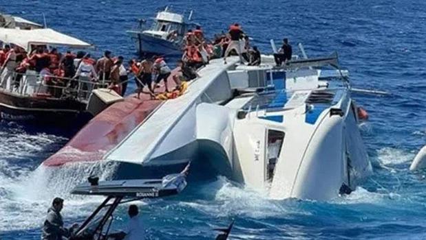 Girne açıklarında batan gemide bir kişinin daha cansız bedenine ulaşıldı)