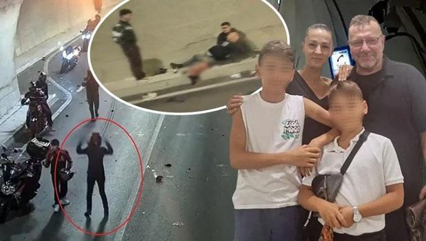 Tünel kazasında kahreden detay! Arkadan gelen eşi ölümüne böyle tanık oldu)