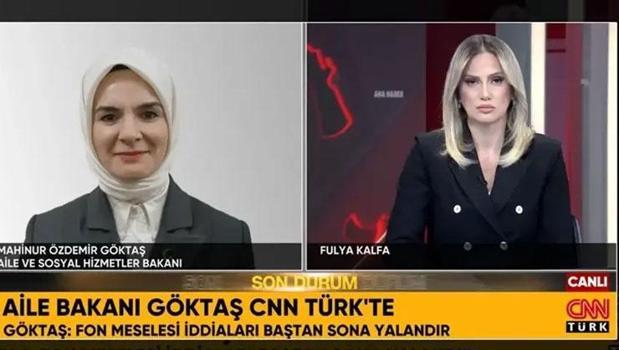 Aile ve Sosyal Hizmetler Bakanı Mahinur Özdemir Göktaş CNN Türk’te: Suç duyurusunda bulundum)