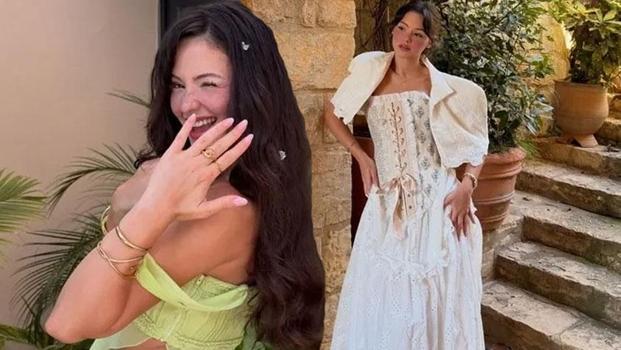 Derya Pınar Ak adeta aşk sarhoşu!)