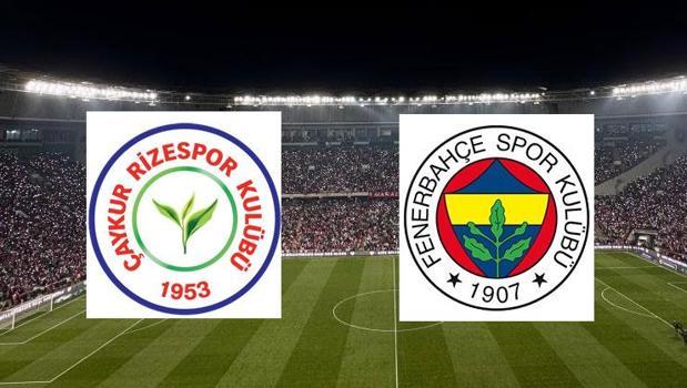 Çaykur Rizespor - Fenerbahçe maçında ilk düdük çaldı)